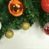 120cm 170T Christmas decoration PVC rattan hanging ornament with rattan window display sign is selling well on Amazon details Picture